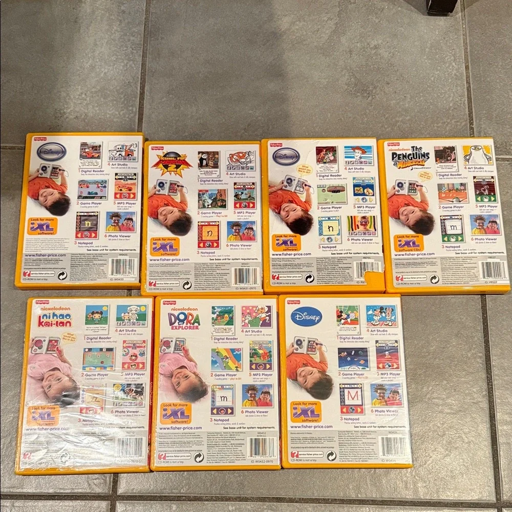 Fisher-Price iXL Learning Software Set - Orange and Multicolor